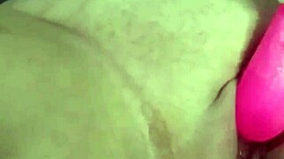 massive squirt all over the camera with remote vibrator and dildo