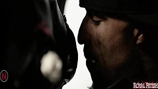 Mile High Club Striptease by King Noire with Wild Spanking Action