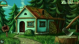 Myrtle Displays Big Boobs In Sexy Lingerie, Hardening Boris's Cock