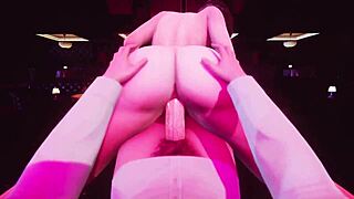 a student gets fucked by two cocks in a club, 3d anime hentai uncensored