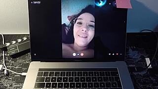 Spanish milf porn actress chats with fan on webcam