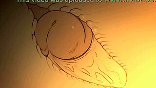 Naruto and Sakura in wild animated action.