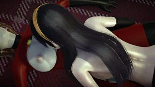 i got creampied by helen in this double futa scene with violet parr