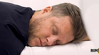 Rim4k babe with enhanced tits loves ASSLICKING fetish. Russian beauty fulfills fantasy.