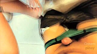 Hey, BF couldn’t resist and fucked Pinay teen in clothes for a steamy POV creampie!