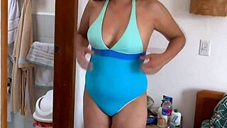 hey, see my 58-year-old latina wife flaunt her bikini body?