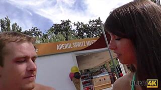 Damn! Hunt4k Brings Wild European Cuckold Action With Teen Blowjob and Outdoor Fingering!
