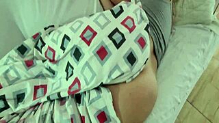 My husband's friend walked in while I was naked. He couldn't resist my curvy latina ass!