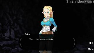 i explore zelda's spirit orbs in this hentai game with shaved pussy and assfucking