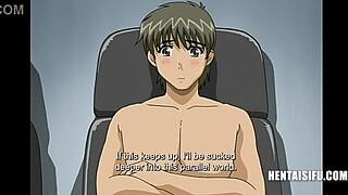 Muscular Girls With Big Tits Bang A Wimp Back To Back In Uncensored Hentai Action