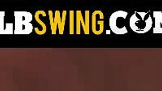 Hot Brunette Babe Sucking Big Cock In Front Of Her Man