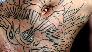 Hot Tranny Squirting Backstage