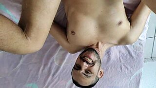 the creamy load from rio safado foaming in my ass, his soft dick felt amazing, full on red