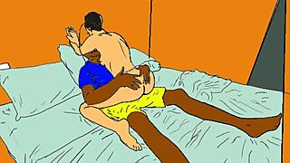 Lonely African Nailcutter Craves Horny Cartoon Fetish Fun