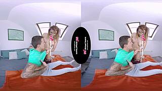 Brunette Shemale Teacher Fucks Student With Deepthroat And Rimjob