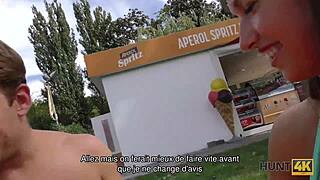 Damn! Hunt4k Brings Wild European Cuckold Action With Teen Blowjob and Outdoor Fingering!