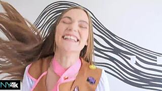 Girl scout earns cum slut badge 😈