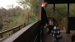 Horny Teen Screams During Public Fuck?