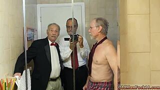 german amateur frannkie takes cumshot in group blowjob and assfucking