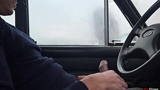yo, a stranger jerked me off through the car window in a public lot!