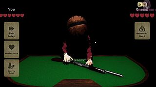 Teen gets squirting cumshot on tits from monster cock blowbang in 3D anime