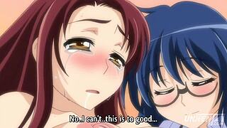 i love busty teen 18+s fighting for a lucky man in this hentai 3 some