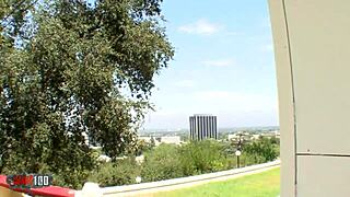 Latina Teen Enjoys a Messy Facial Cumshot After Wild Action