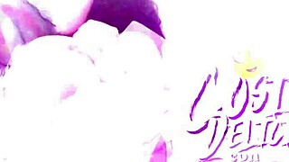 Sharing a Double Dildo with Rosie Using Tantaly Silicone Real Doll