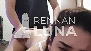 Man, I’m freakin’ out, novinha begged me to pound hard and gape her slutty ass!