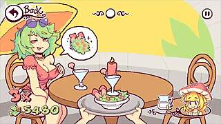 Futanari Di Funghi Futa Hentai Game Ep 3 Boobs Flashed for Cumshot