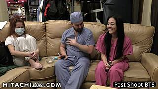 i'm patient blaire celeste getting hitachi wand orgasms in hospital exam