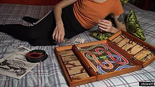 a nerdy european girl rides in jumanji adventure with petite twists and doggystyle scenes