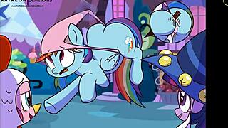 Cartoon girl wedgie scenes packed in compilation 2