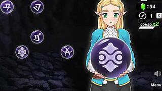 i explore zelda's spirit orbs in this hentai game with shaved pussy and assfucking
