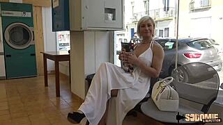 kim milf with big tits bangs two young guys