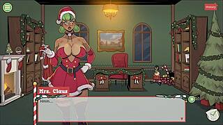 claus discovers mrs santa's secret surprise in xmas game