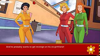 So, fucking the Totally Spies Paprika trainer, reviewing all animations