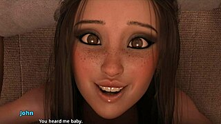 Did you see the brunette milf walk in on John fucking Jamie?