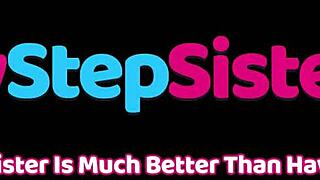 Dirtystepsister - Perfectly Tanned Jenny Sweet Kitchen Sex With Stepbro