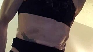 Yo, check this mature tranny taking a hard BBC pounding!