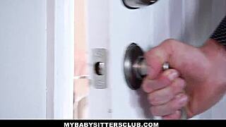 Mybabysittersclub - Babysitter Jillian Janson Fucked Hard by Huge Cock in Doggy