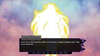 Futariuums Gate FUTANARI Hentai Game Ep 1 Half Succubus Fapping to Redhead MILF