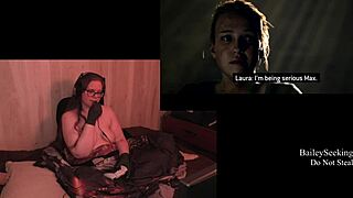 Naked Playthrough Of The Quarry Part 8 With Brunette BBW