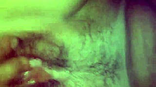 Going crazy on the wife's pussy with big tits and monster cock masturbation 😍