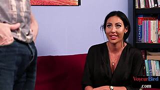 Cfnm voyeur milf in stockings watches solo hj 😏