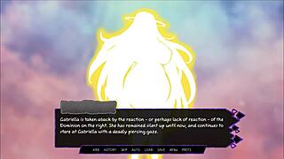 Futariuums Gate FUTANARI Hentai Game Ep 1 Half Succubus Fapping to Redhead MILF