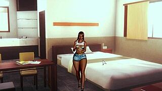 Honey Select 2: Latina big ass goes wild sucking stranger's cock at bar?