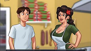 サマータイムサーガでデカ尻見せつけセックス