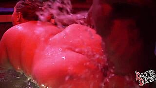 Bbw hotwife Katie slams bbc in hot tub on vacation