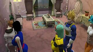 Ever Wondered How Videl and Nro 18 Swap Wives in Dragon Ball Hentai?